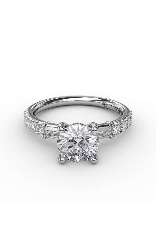 Fana Classic Engagement Ring S3327-Platinum