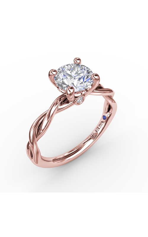 Fana Bridal Engagement Ring S4064-14kt-Rose