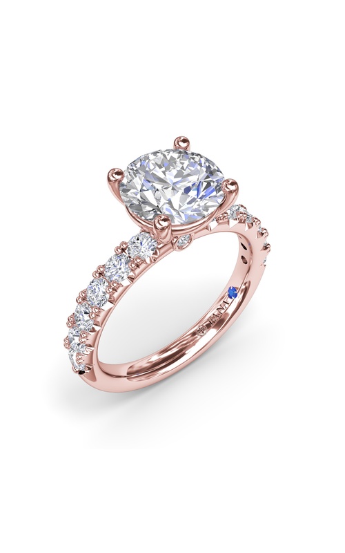 Fana Bridal Engagement Ring S4072-14kt-Rose
