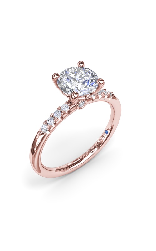 Fana Bridal Engagement Ring S4180-14kt-Rose