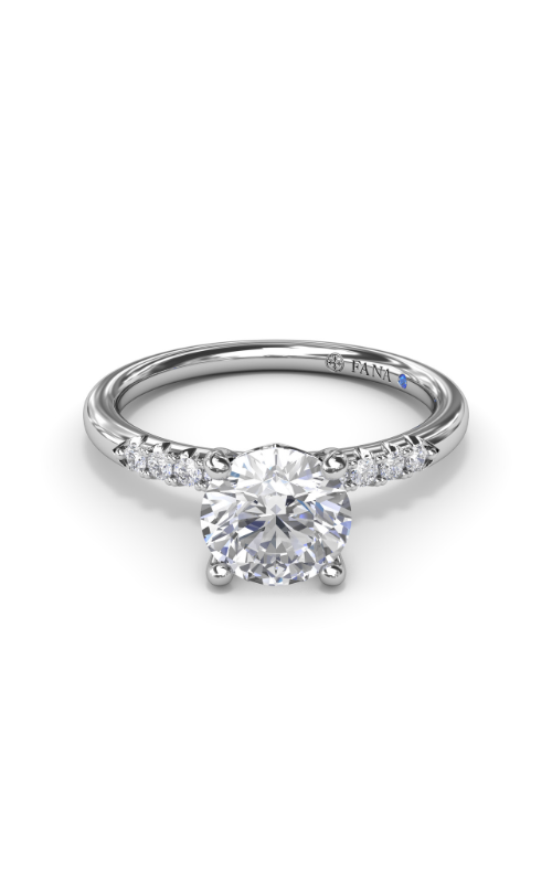 Fana Classic Engagement Ring S4180-14kt-White