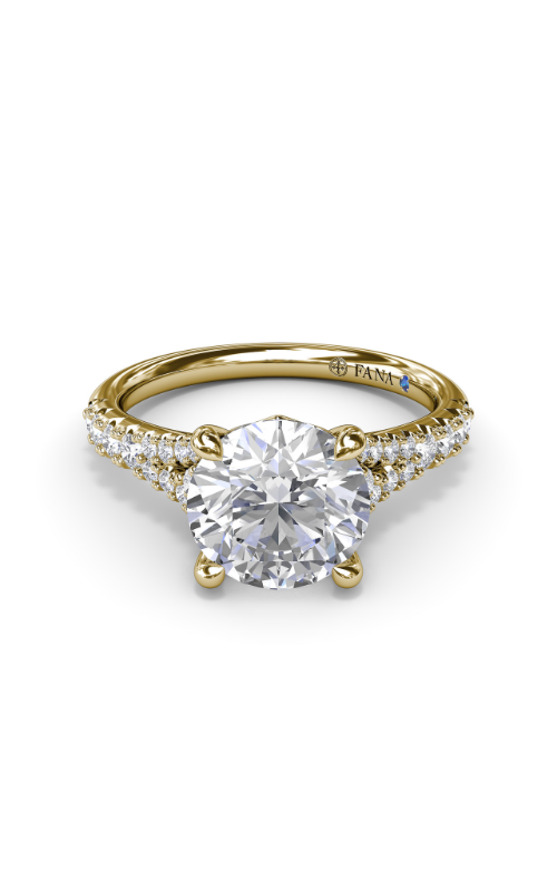 Fana Classic Engagement Ring S4187-18kt-Yellow