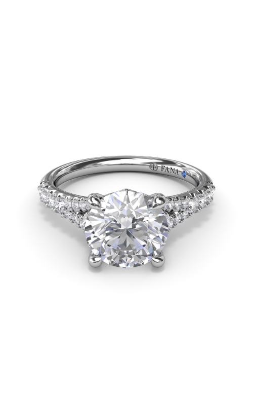 Fana Classic Engagement Ring S4187-Platinum