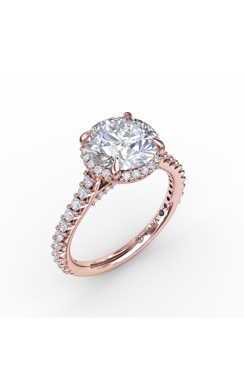 Fana Bridal Engagement Ring S3265-14kt-Rose