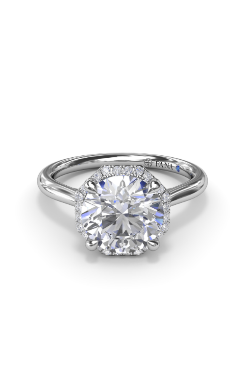 Fana Halo Engagement Ring S4122-Platinum