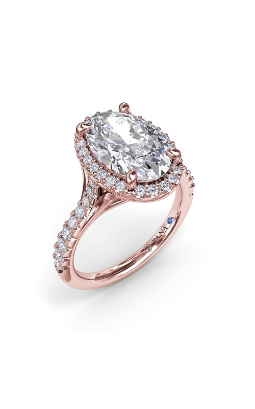 Fana Bridal Engagement Ring S4186-14kt-Rose