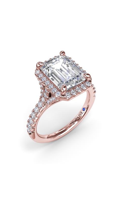 Fana Bridal Engagement Ring S4193-14kt-Rose