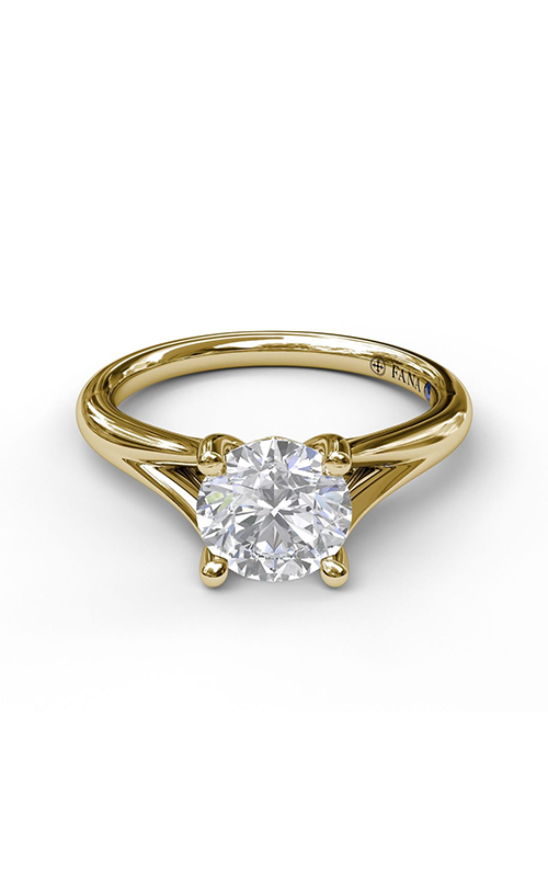 Fana Solitaire Engagement Ring S3045-14kt-Yellow Fana Solitaire Engagement Ring S3045-14kt-Yellow