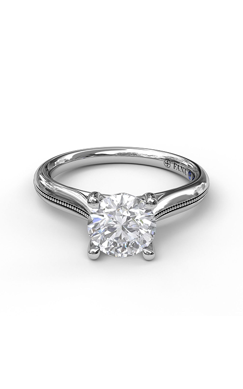 Fana Solitaire Engagement Ring S3047-14kt-White