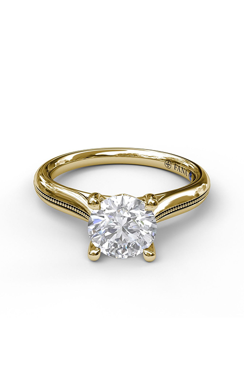 Fana Solitaire Engagement Ring S3048-14kt-Yellow Fana Solitaire Engagement Ring S3048-14kt-Yellow
