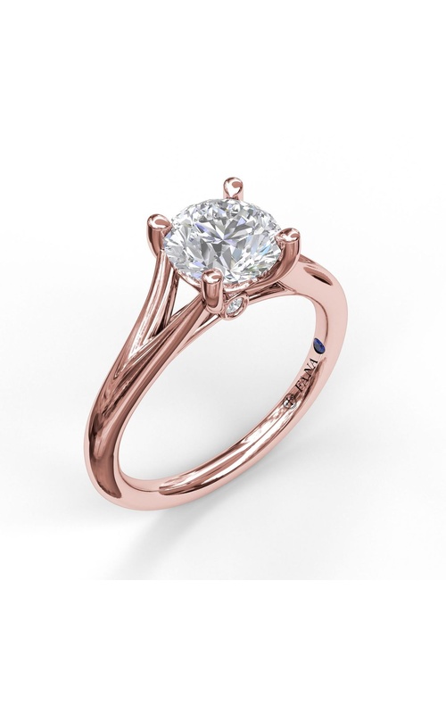 Fana Bridal Engagement Ring S3045-14kt-Rose