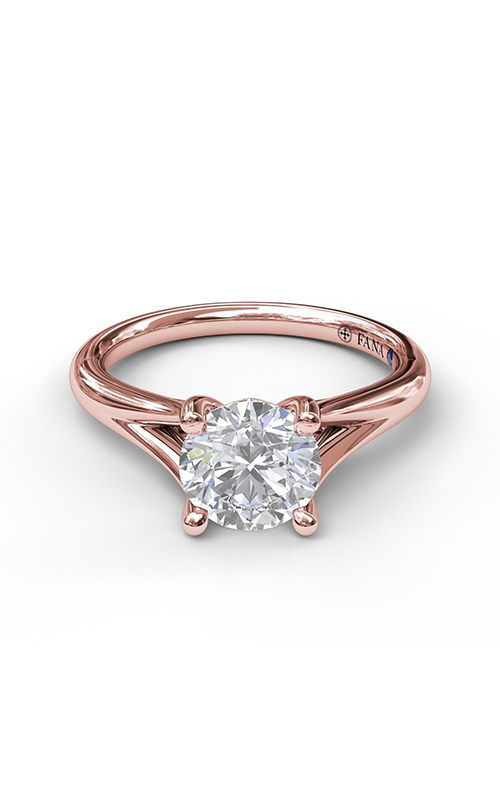 Fana Solitaire Engagement Ring S3045-18kt-Rose