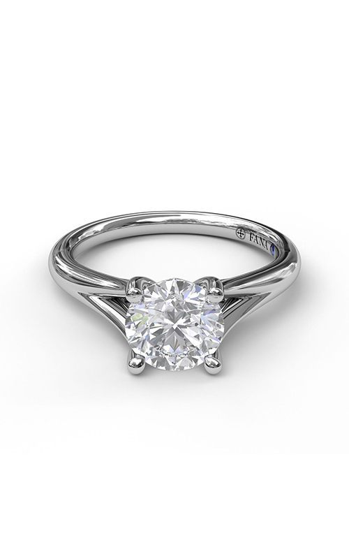 Fana Solitaire Engagement Ring S3045-18kt-White