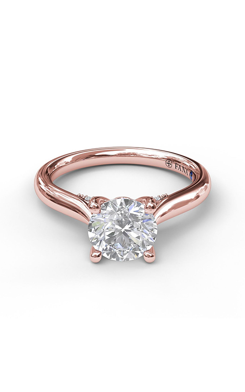 Fana Solitaire Engagement Ring S3046-18kt-Rose