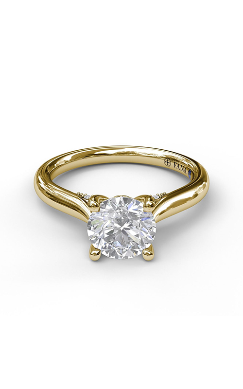 Fana Solitaire Engagement Ring S3046-18kt-Yellow