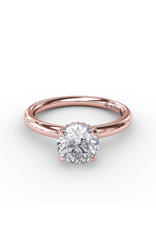 Fana Solitaire Engagement Ring S3243-18kt-Rose