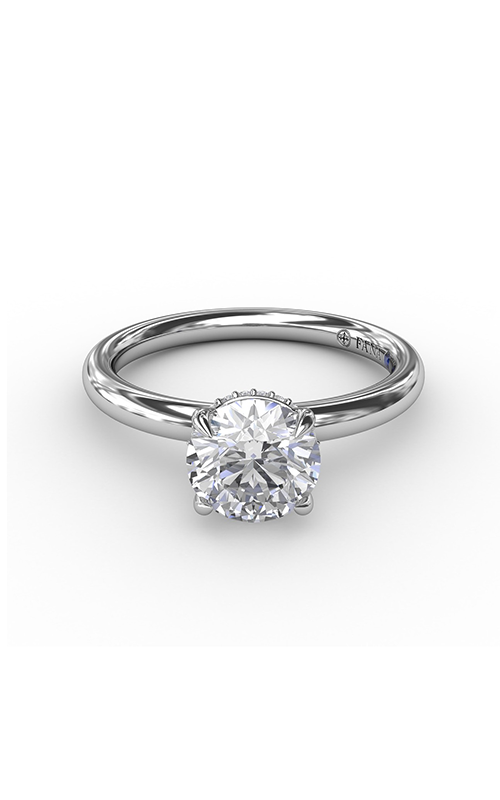 Fana Solitaire Engagement Ring S3243-14kt-White