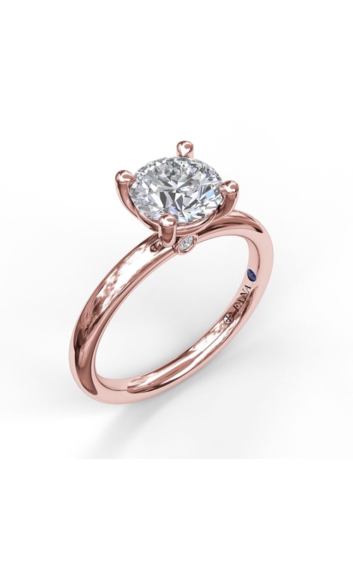 Fana Bridal Engagement Ring S3842-14kt-Rose