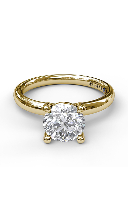 Fana Solitaire Engagement Ring S3842-18kt-Yellow