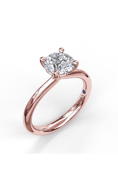 Fana Bridal Engagement Ring S3933-14kt-Rose