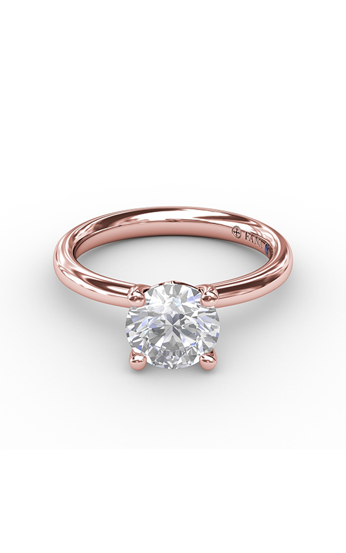 Fana Solitaire Engagement Ring S3933-18kt-Rose Fana Solitaire Engagement Ring S3933-18kt-Rose