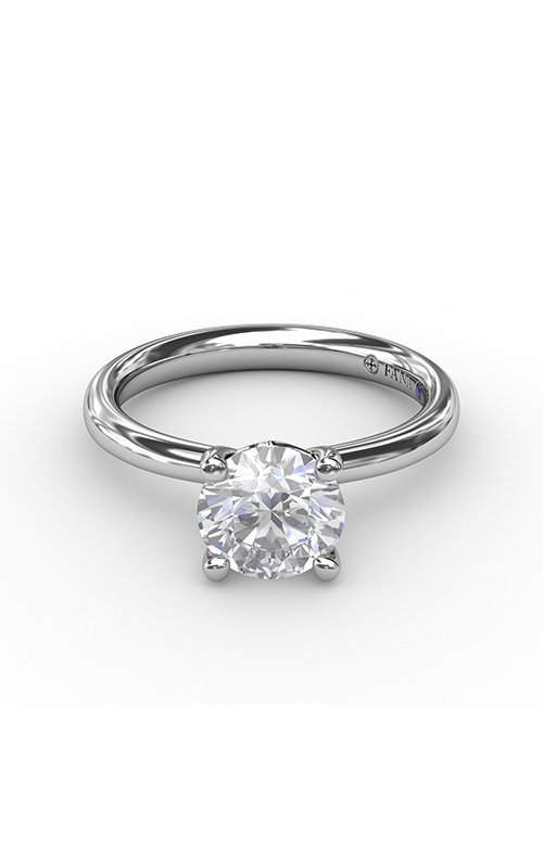 Fana Solitaire Engagement Ring S3933-14kt-White Fana Solitaire Engagement Ring S3933-14kt-White