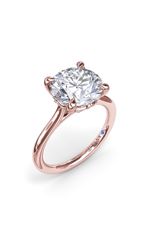 Fana Bridal Engagement Ring S4093-14kt-Rose