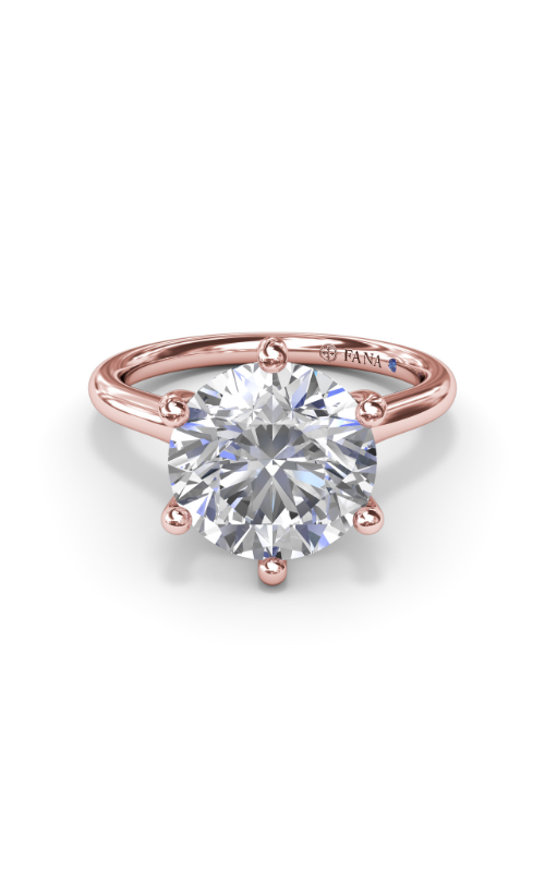 Fana Solitaire Engagement Ring S4178-14kt-Rose Fana Solitaire Engagement Ring S4178-14kt-Rose