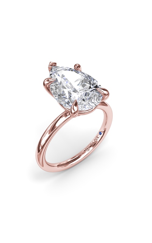 Fana Bridal Engagement Ring S4179-14kt-Rose