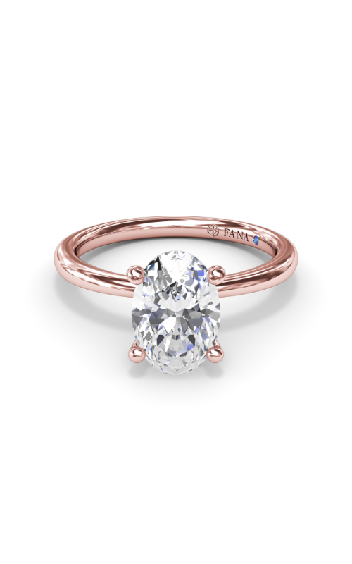 Fana Halo Engagement Ring S4195-14kt-Rose