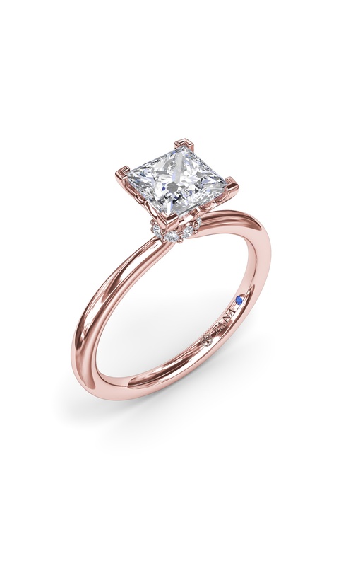 Fana Bridal Engagement Ring S4197-14kt-Rose