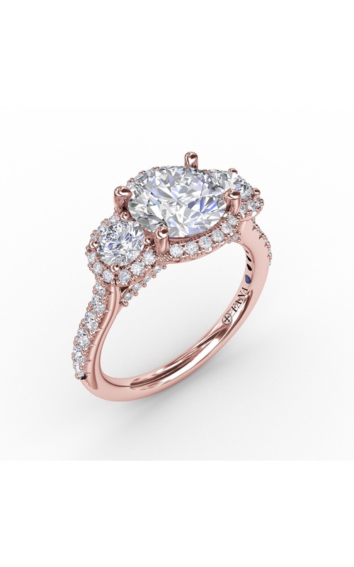 Fana Bridal Engagement Ring S3223-14kt-Rose