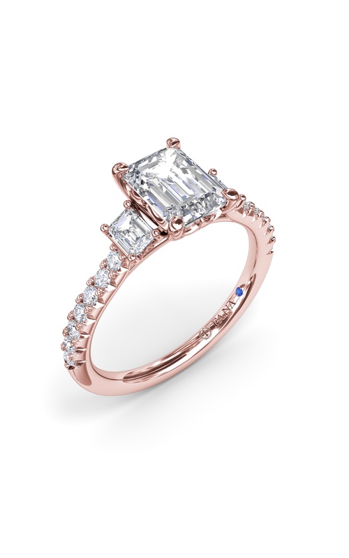 Fana Bridal Engagement Ring S4111-14kt-Rose