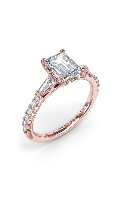 Fana Bridal Engagement Ring S4114-14kt-Rose