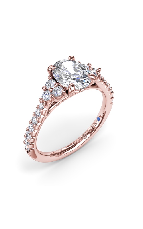 Fana Bridal Engagement Ring S4115-14kt-Rose