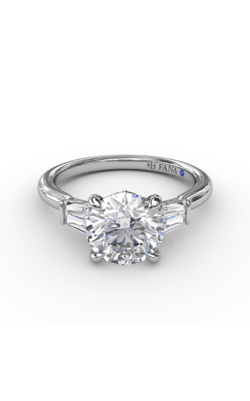 Fana Three Stone Engagement Ring S4108-18kt-White