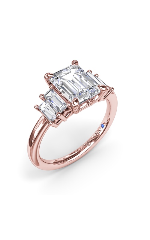 Fana Bridal Engagement Ring S4176-14kt-Rose