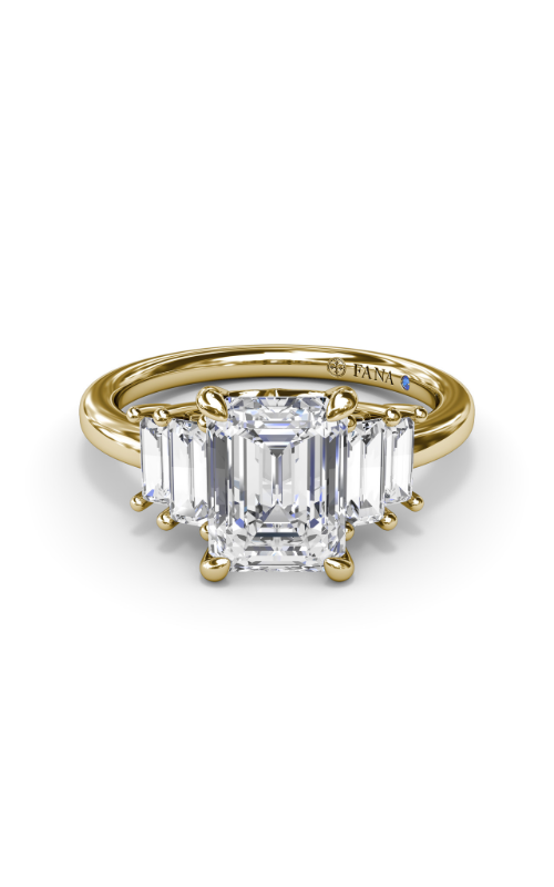 Fana Three Stone Engagement Ring S4176-18kt-Yellow