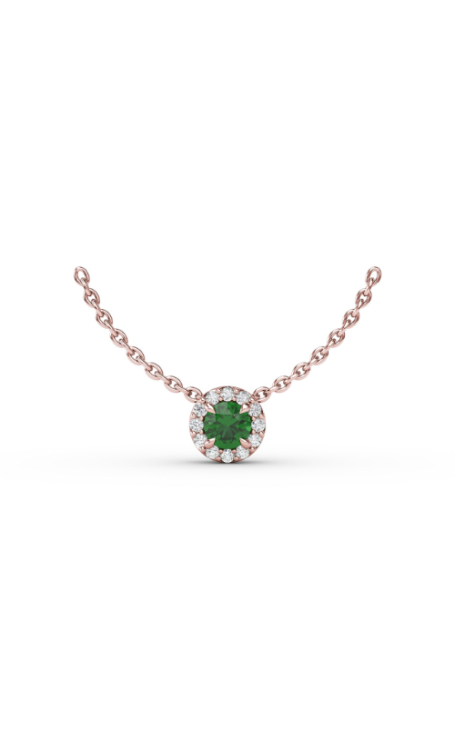 Fana Color Fashion Necklace P7001E-18kt-Rose