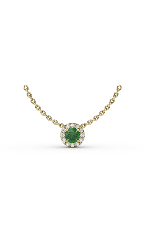 Fana Color Fashion Necklace P7001E-18kt-Yellow