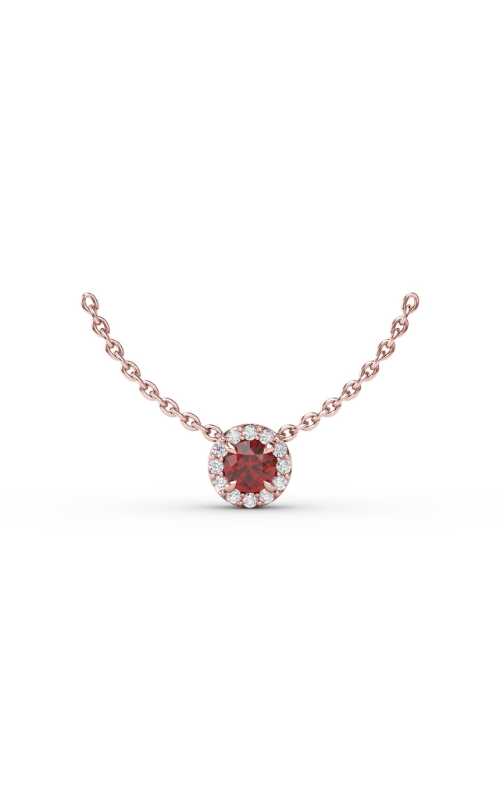 Fana Color Fashion Necklace P7001R-18kt-Rose