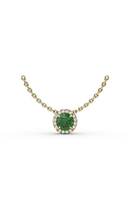 Fana Color Fashion Necklace P7002E-18kt-Yellow
