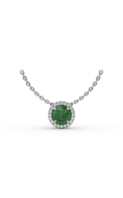 Fana Color Fashion Necklace P7003E-18kt-White