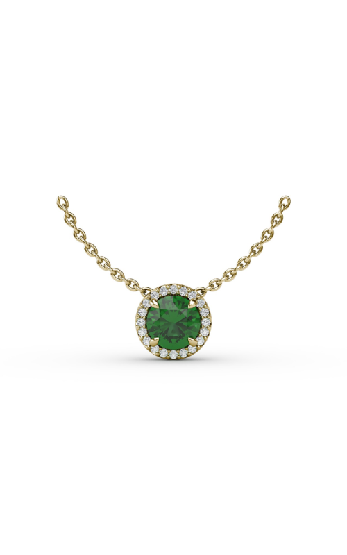 Fana Color Fashion Necklace P7003E-18kt-Yellow