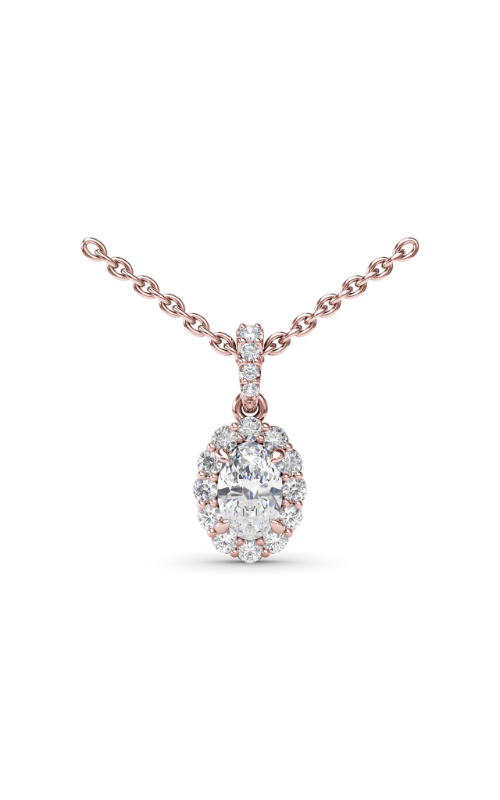 Fana Diamond Fashion Necklace P1834-18kt-Rose