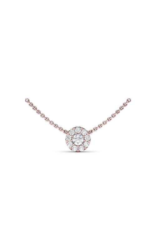Fana Diamond Fashion Necklace P4917-18kt-Rose