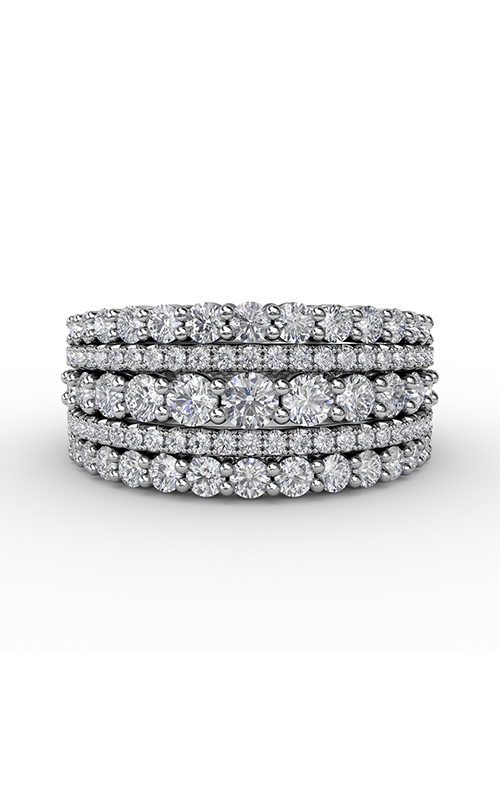 Fana Diamond Fashion Ring R2024-18kt-White