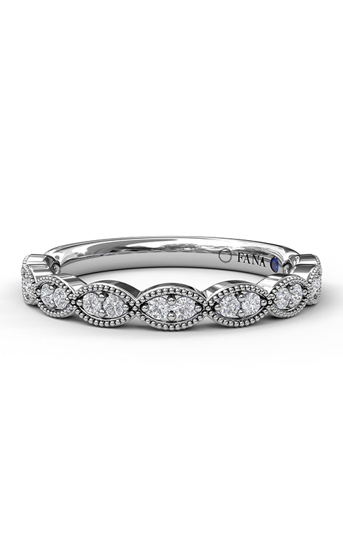 Fana Matching Band Wedding Band W3038-14kt-White Fana Matching Band Wedding Band W3038-14kt-White