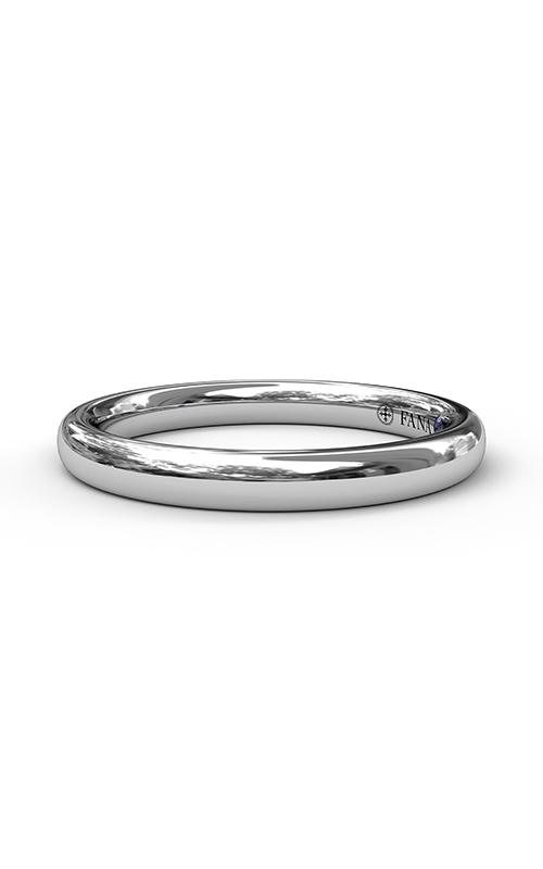 Fana Matching Band Wedding Band W3050-18kt-White Fana Matching Band Wedding Band W3050-18kt-White