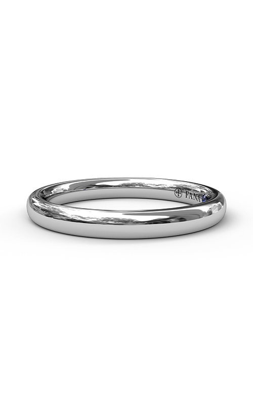 Fana Matching Band Wedding Band W3051-Platinum